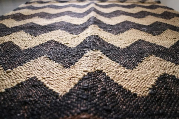 Wool jute Rug
