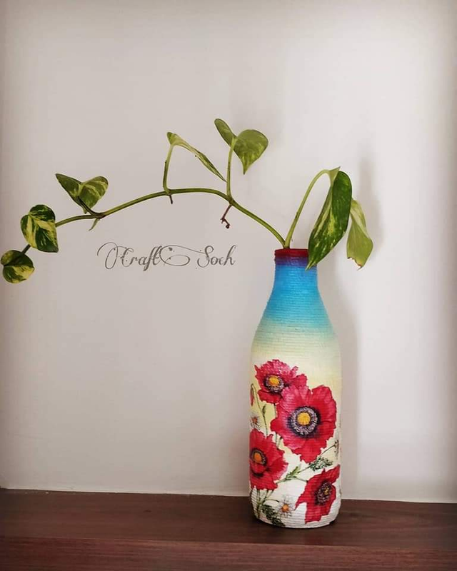 Handcrafted Bottle Art